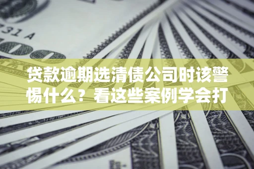 武汉贷款逾期选清债公司时该警惕什么？看这些案例学会打翻身仗