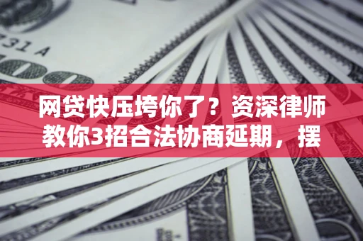 武汉网贷快压垮你了？资深律师教你3招合法协商延期，摆脱暴力催收！