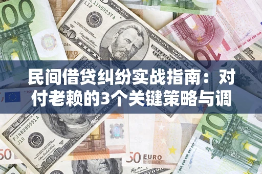 武汉民间借贷纠纷实战指南：对付老赖的3个关键策略与调解盲区解析