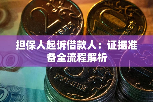 武汉担保人起诉借款人：证据准备全流程解析