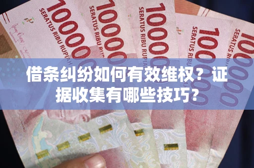 武汉借条纠纷如何有效维权？证据收集有哪些技巧？