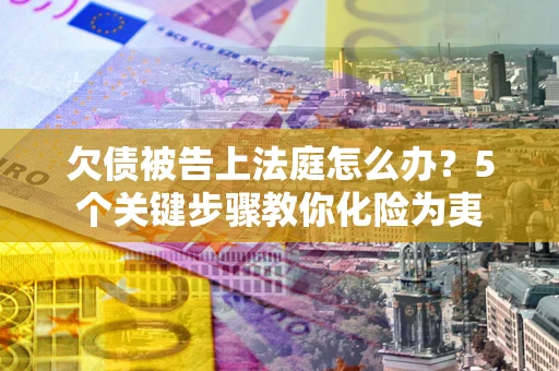 武汉欠债被告上法庭怎么办？5个关键步骤教你化险为夷