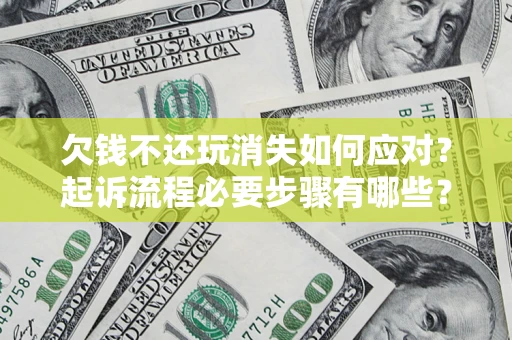 武汉欠钱不还玩消失如何应对？起诉流程必要步骤有哪些？